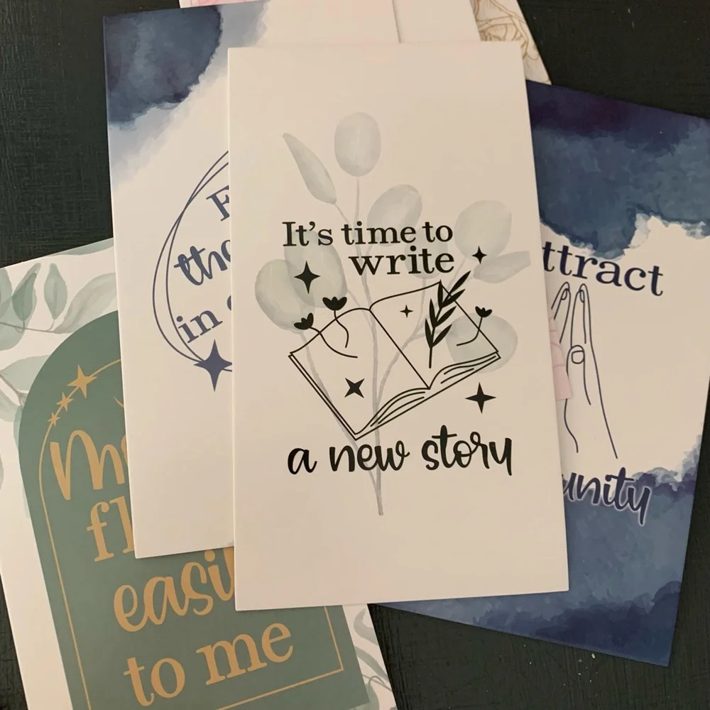 Daily Affirmations Quote Cards Set - New!